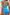 Sky blue crisscross round neck swim set moda