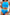 Sky blue crisscross round neck swim set moda